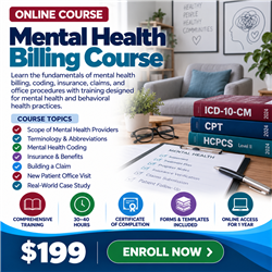 Mental Health Billing Course