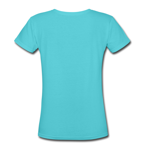 Women's V-Neck T-Shirt - Aqua